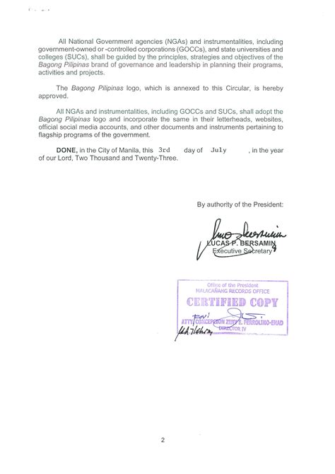 Memorandum Circular No. 24 .